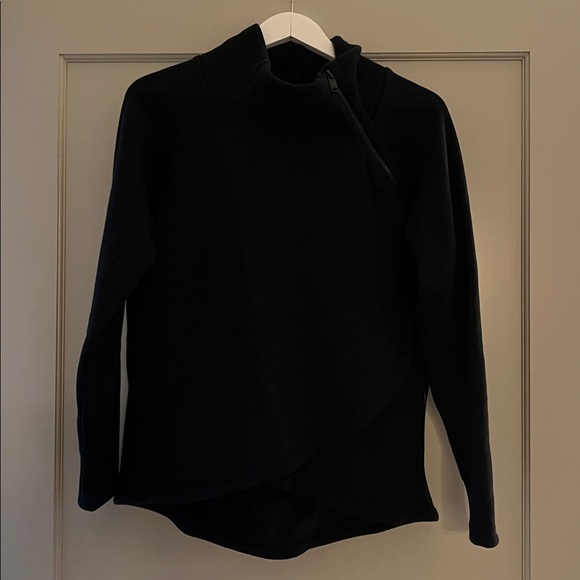 Athleta | Cozy Karma Asym Pullover | Black | Size MP - Picture 6 of 16